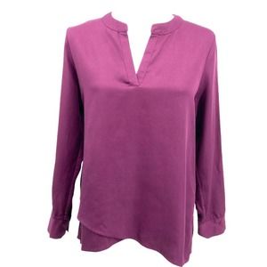 Soft Surroundings XS Petite Timeless Tencel Top in Sunset Purple